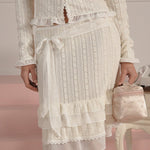 [releasing 03.05 12pm KST] Vanilla lace cardigan - threetimes