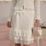 [releasing 03.05 12pm KST] Vanilla lace cardigan - threetimes