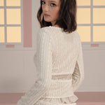 [releasing 03.05 12pm KST] Vanilla lace cardigan - threetimes