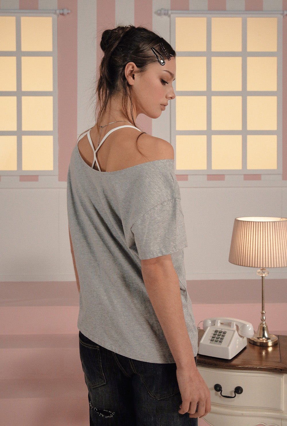 [releasing 03.05 12pm KST] Dusty angel tee - threetimes