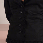 [releasing 02.24 12pm KST] Button frill jacket - threetimes