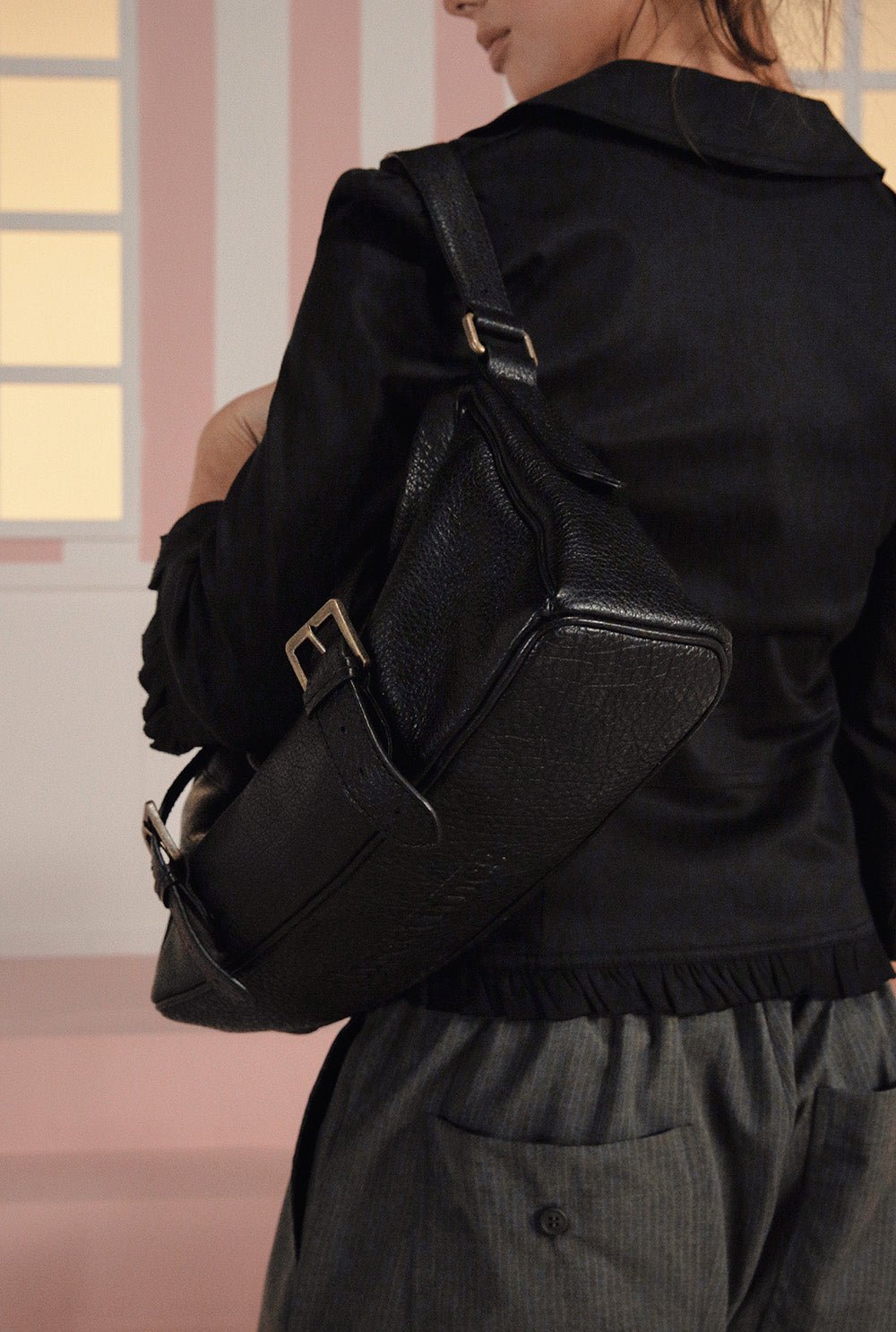 [releasing 02.24 12pm KST] Button frill jacket - threetimes