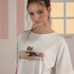 [releasing 02.24 12pm KST] Ribbon yorkie tee - threetimes