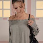 [releasing 03.05 12pm KST] Bell shirring top - threetimes