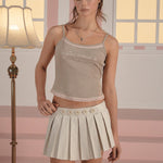 [releasing 03.05 12pm KST] Button wrap skirt - threetimes