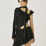 Swan ruffle skirt - threetimes