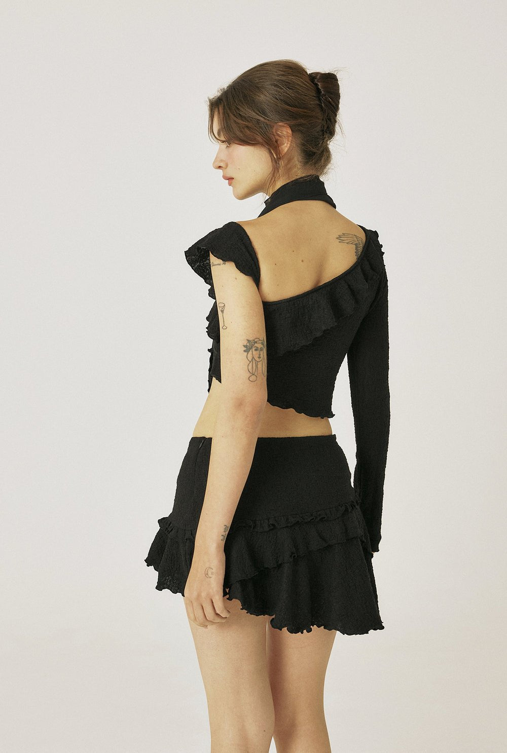 Swan ruffle top - threetimes