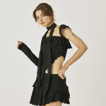 Swan ruffle top - threetimes