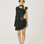 Swan ruffle top - threetimes