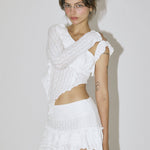 Swan ruffle top - threetimes