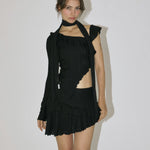 Swan ruffle top - threetimes