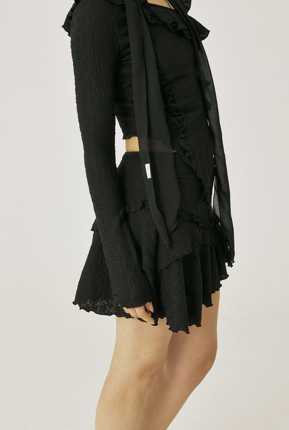 Swan ruffle top - threetimes