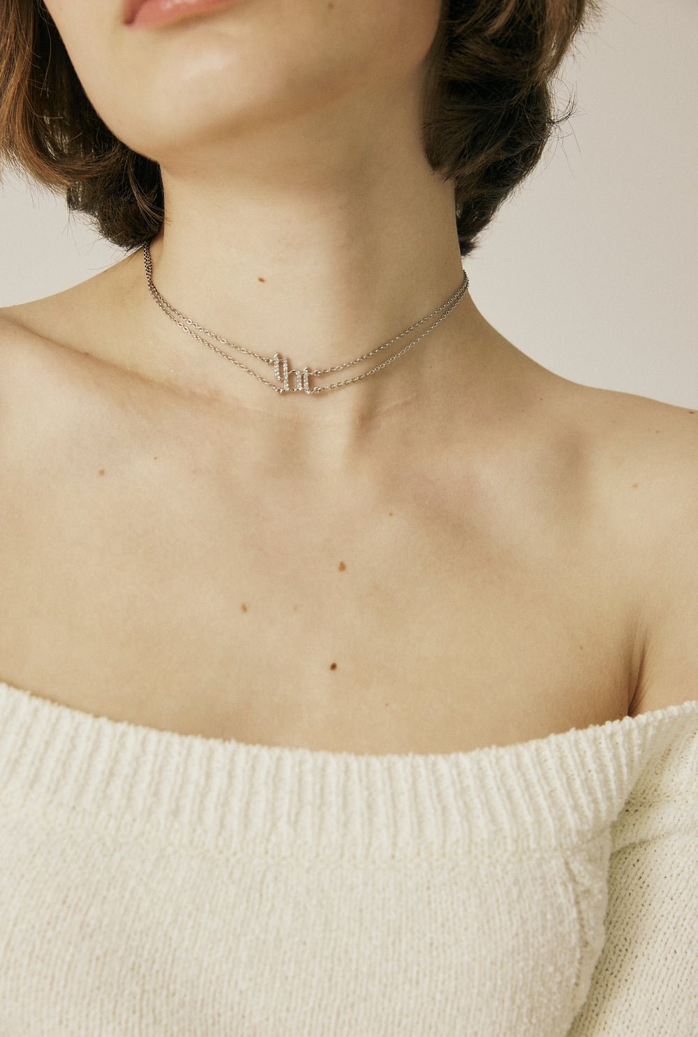 tht shining choker necklace - threetimes