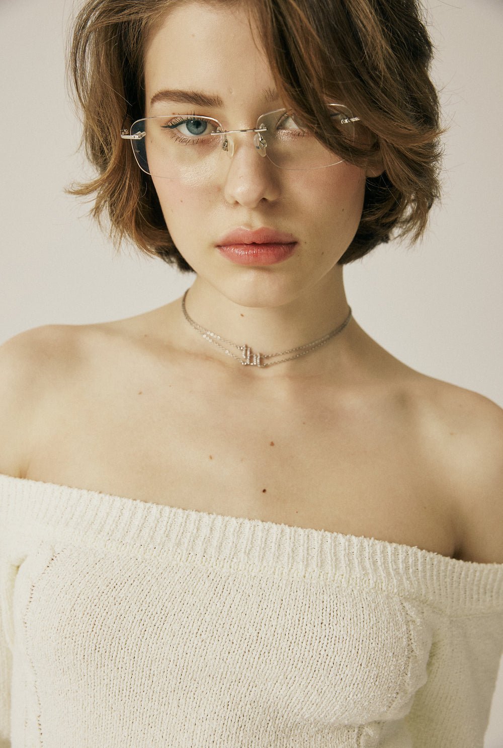 tht shining choker necklace - threetimes