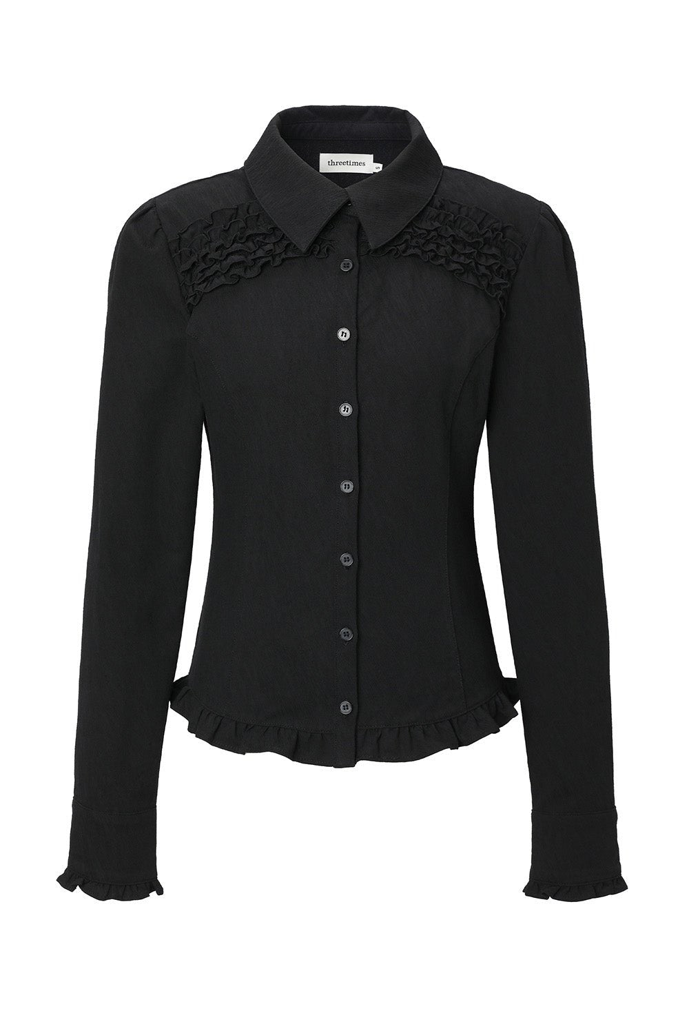 Vintage frill shirt - threetimes