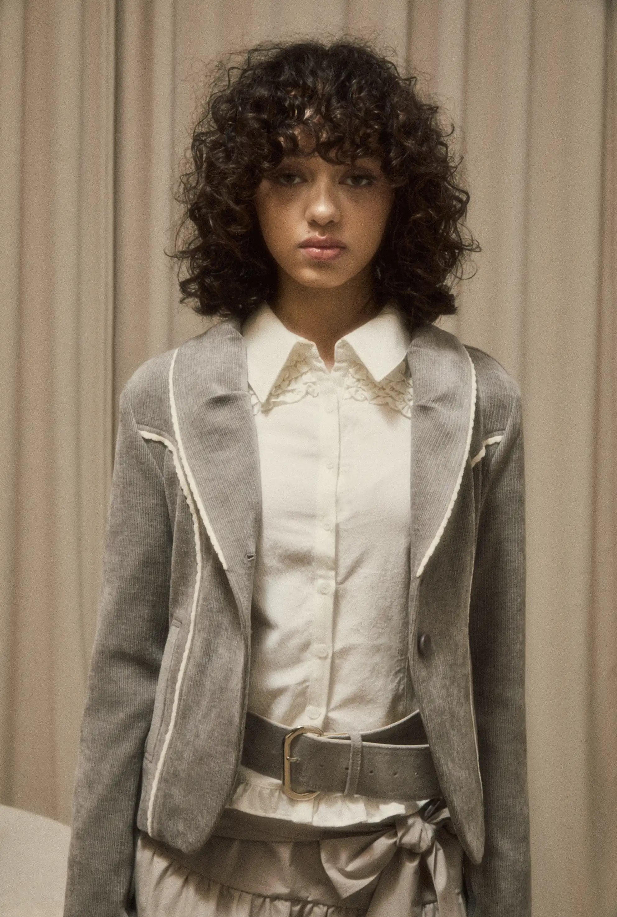 Vintage frill shirt - threetimes