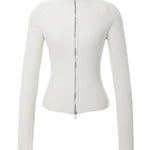 Vintage knit zip - up - threetimes