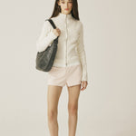 Vintage knit zip - up - threetimes