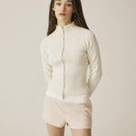 Vintage knit zip - up - threetimes