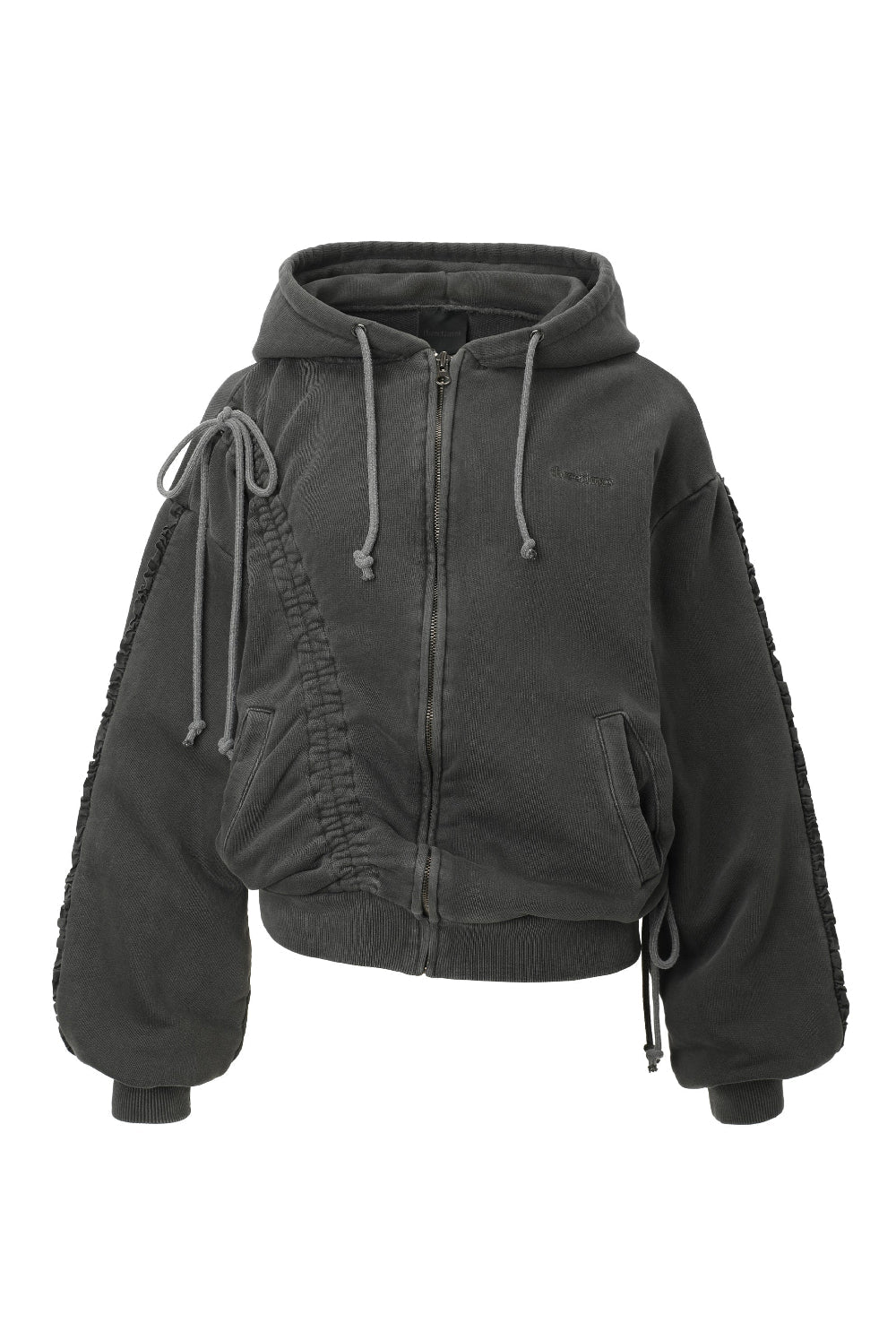 Whisper zip - up hoodie - threetimes