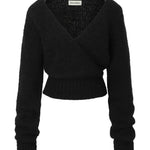 Wrap knit top - threetimes